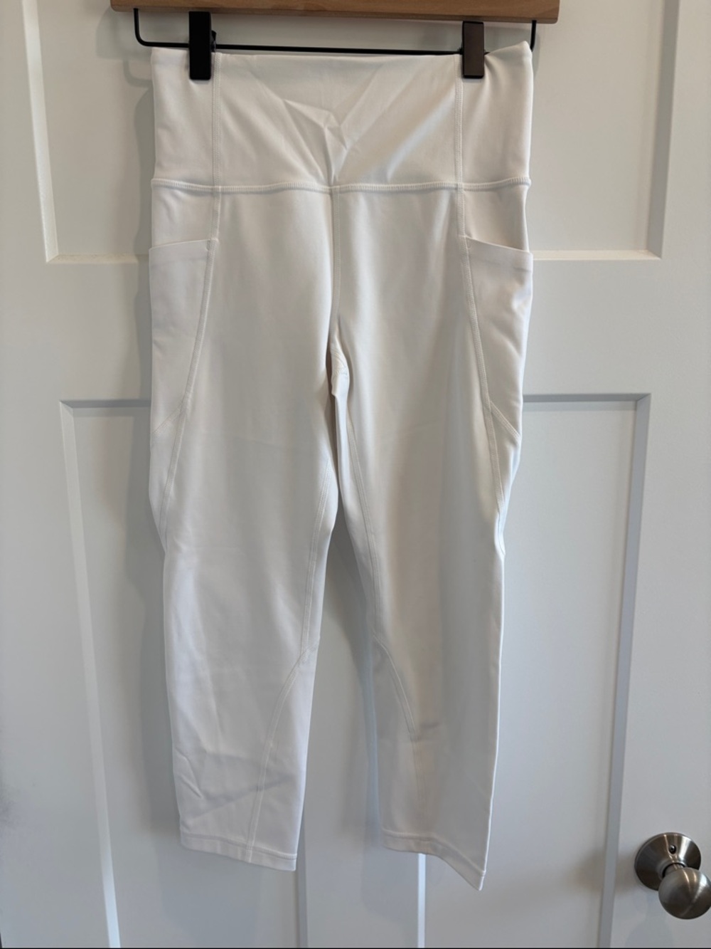 Athleta White High-Waist Pocket Leggings